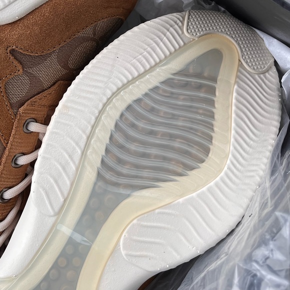 COACH Men’s Citysole Runner Khaki Light Saddle Sneaker New in Box NIB - Picture 11 of 12